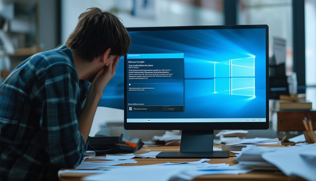 resolving windows update error